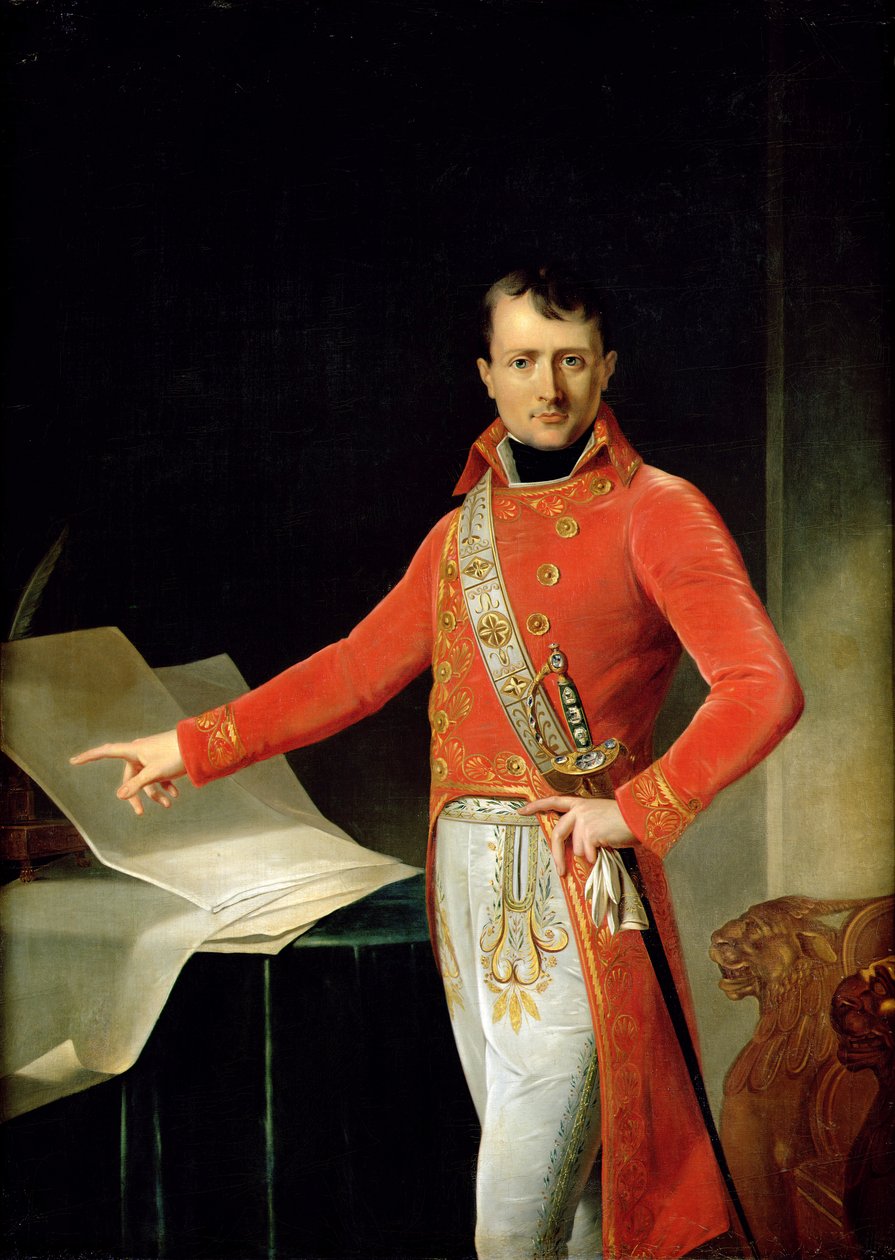Portrett av Napoleon I (1769-1821) av Anne Louis Girodet de Roucy Trioson