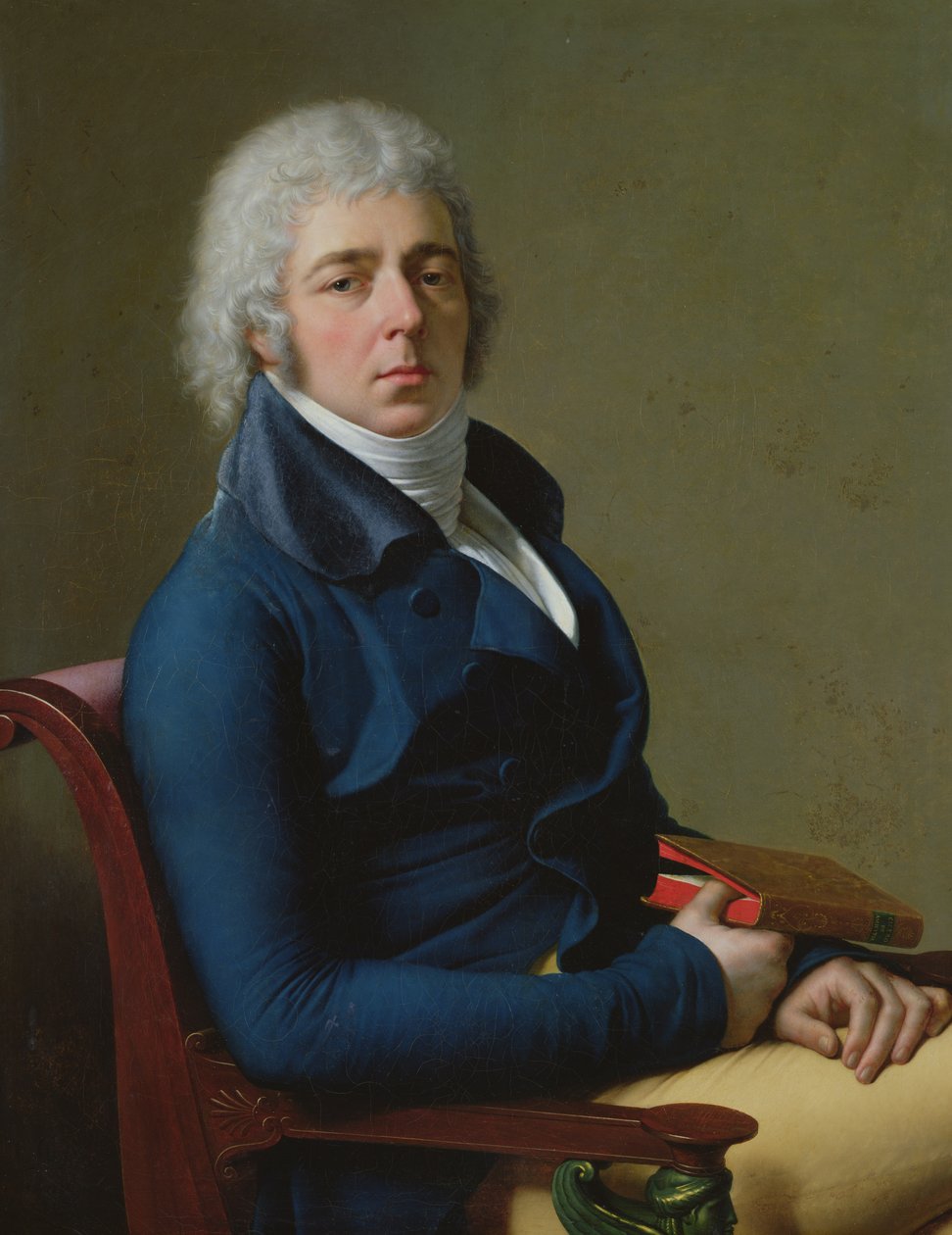 Portrett av Citizen Bourgeon (f.1757) 1800 av Anne Louis Girodet de Roucy Trioson
