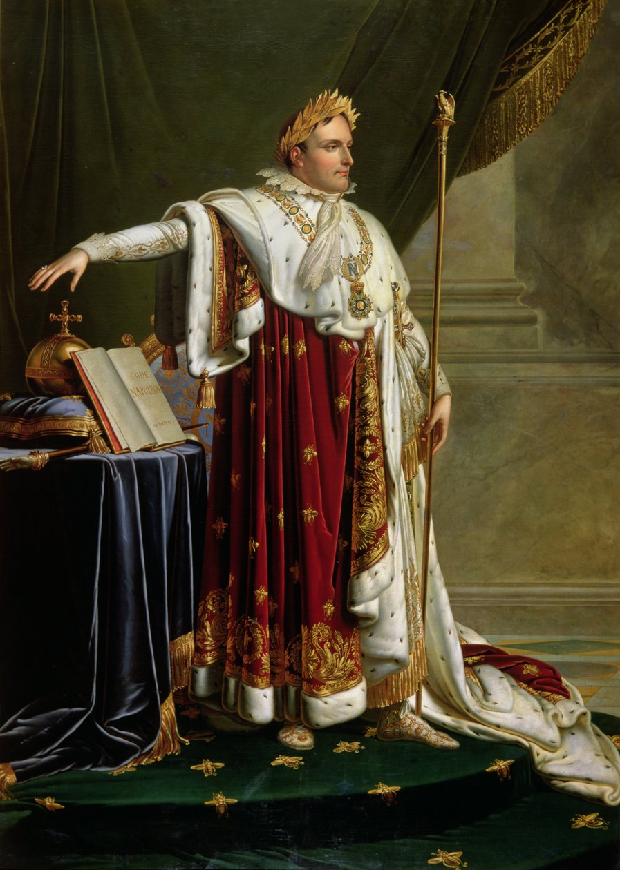Portrett av Napoleon Bonaparte (1769-1821) av Anne Louis Girodet de Roucy Trioson