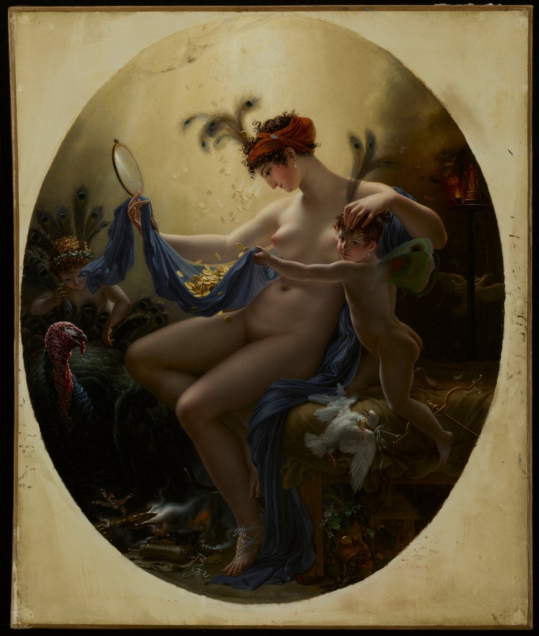 Anne-Louis Girodet de Roussy-Trioson-Portrett av Mlle av Anne Louis Girodet de Roussy Trioson