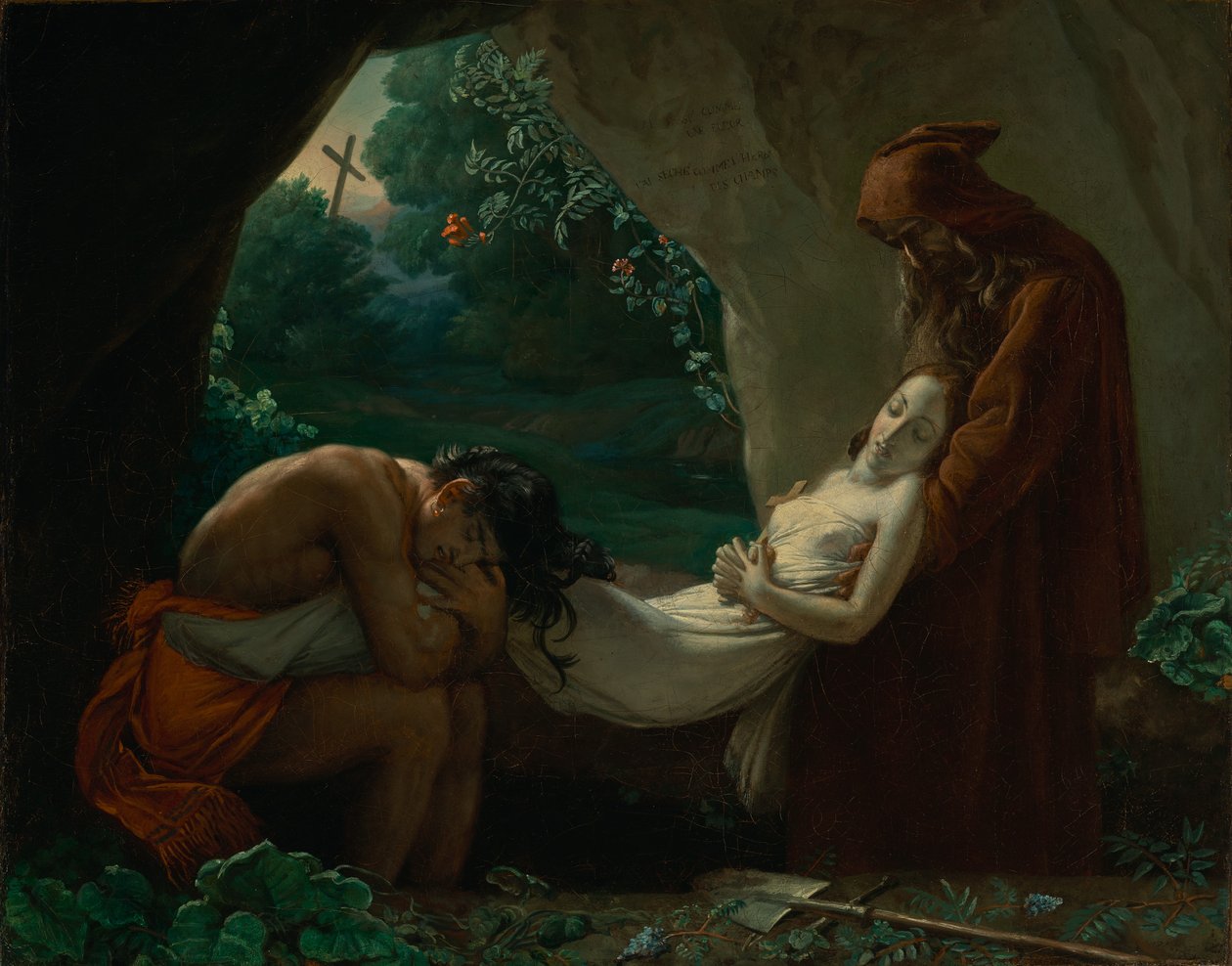 Atalas begravelse av Anne-Louis Girodet de Roucy-Trioson