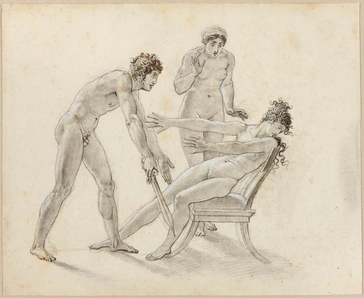Hermine avviser Orestes av Anne-Louis Girodet de Roucy-Trioson