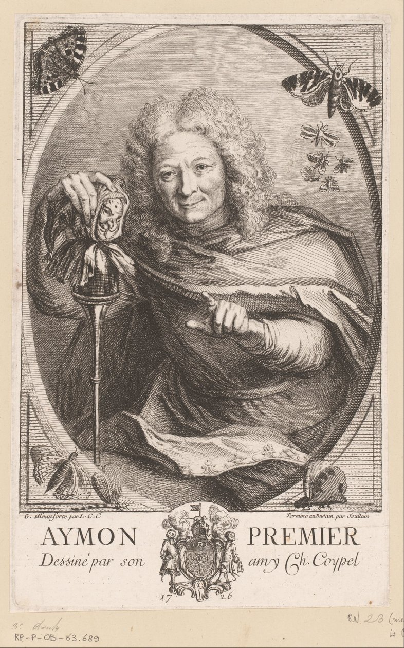 Portrett av Etienne Isidore Théophile Aymon Aymon Premier (tittel på objekt) av Anne Claude Philippe Caylus