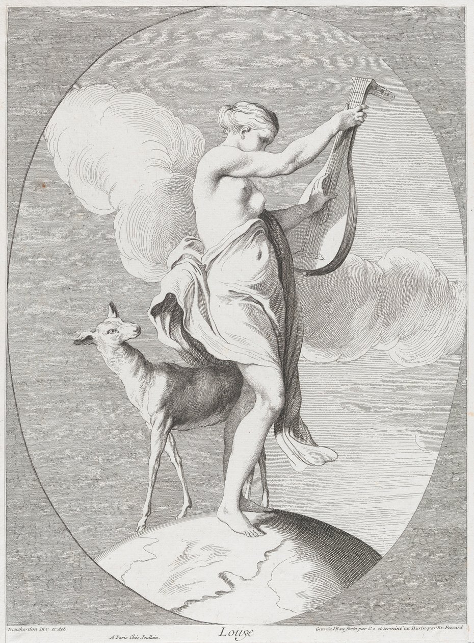 Høring, 1730-65. Skapere: Caylus, Anne-Claude-Philippe de, Etienne Fessard. av Anne Claude Philippe de Caylus, Etienne Fessard