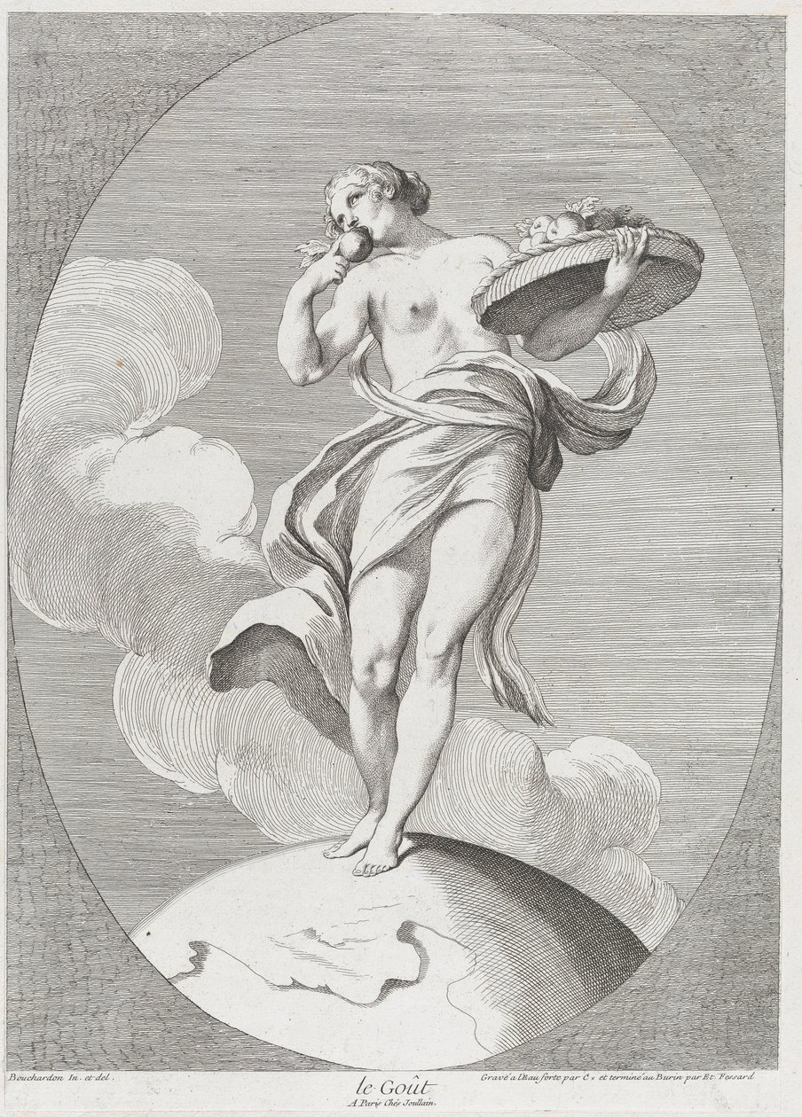 Smak, 1730-65. Skapere: Caylus, Anne-Claude-Philippe de, Etienne Fessard. av Anne Claude Philippe de Caylus, Etienne Fessard