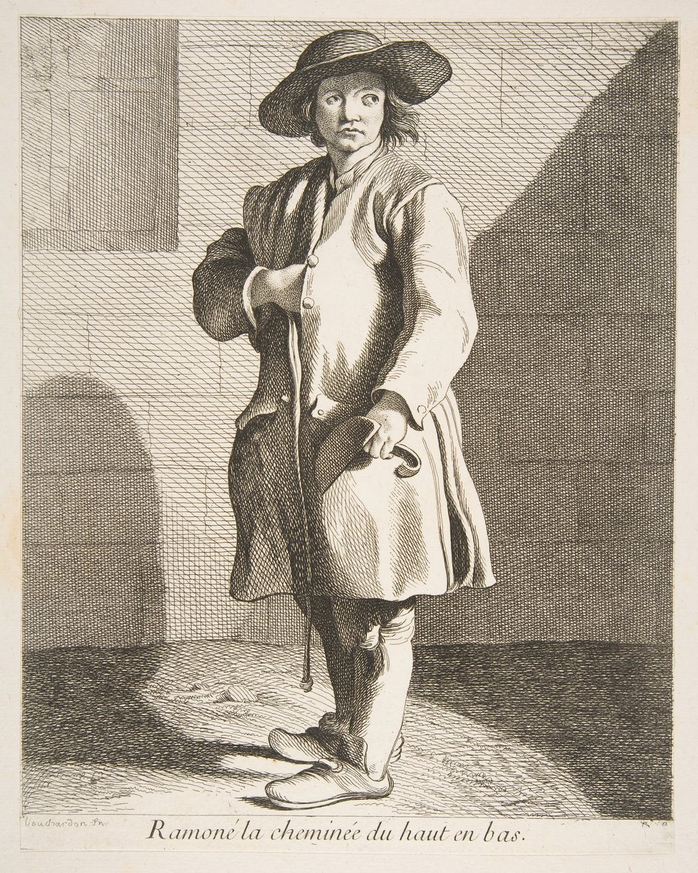 Skorsteinsfeier, 1737. av Anne Claude Philippe de Caylus