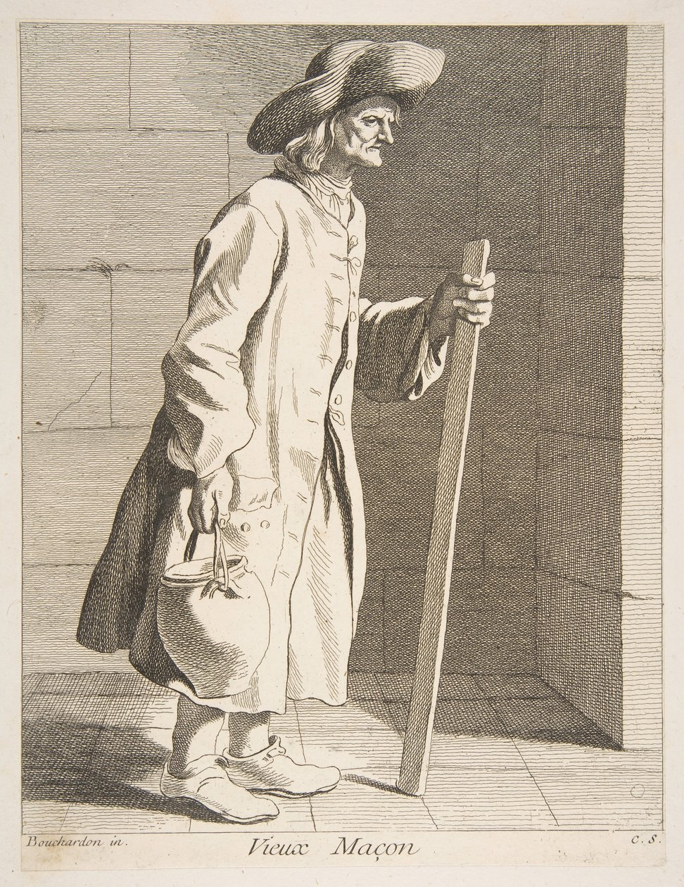 Gammel murer, 1737. av Anne Claude Philippe de Caylus