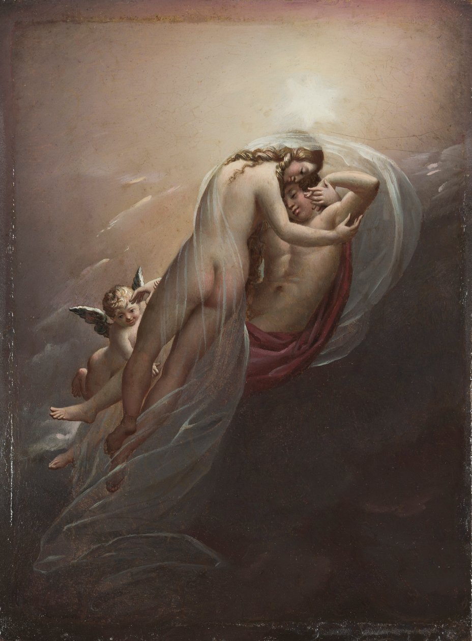 Aurora og Cephalus, ca. 1810. av Anne Louis Girodet de Roucy Trioson