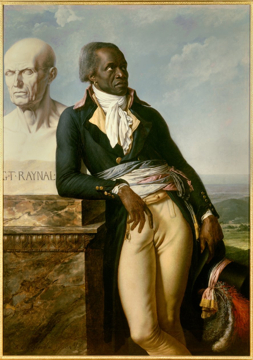 Fransk revolusjon: "" Portrett av Jean Baptiste Belley, stedfortreder for Santo Domingo (Santo Domingo) ved konvensjonen (1747-1805)"" Maleri av Anne Louis Girodet de Roucy-Trioson (Anne-Louis Girodet de Roucy Trioson av Anne Louis Girodet de Roucy Trioson