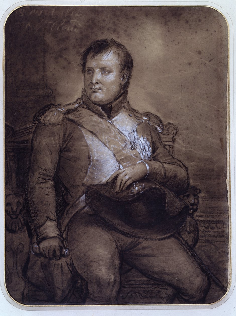 Napoleon I ved Saint-Cloud, 1812 av Anne Louis Girodet de Roucy Trioson
