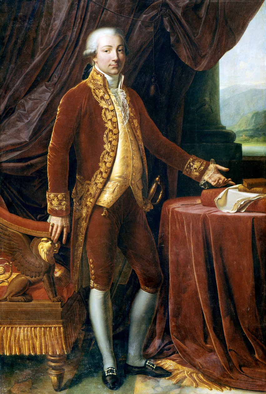 Portrett av Charles Bonaparte av Anne Louis Girodet de Roucy Trioson