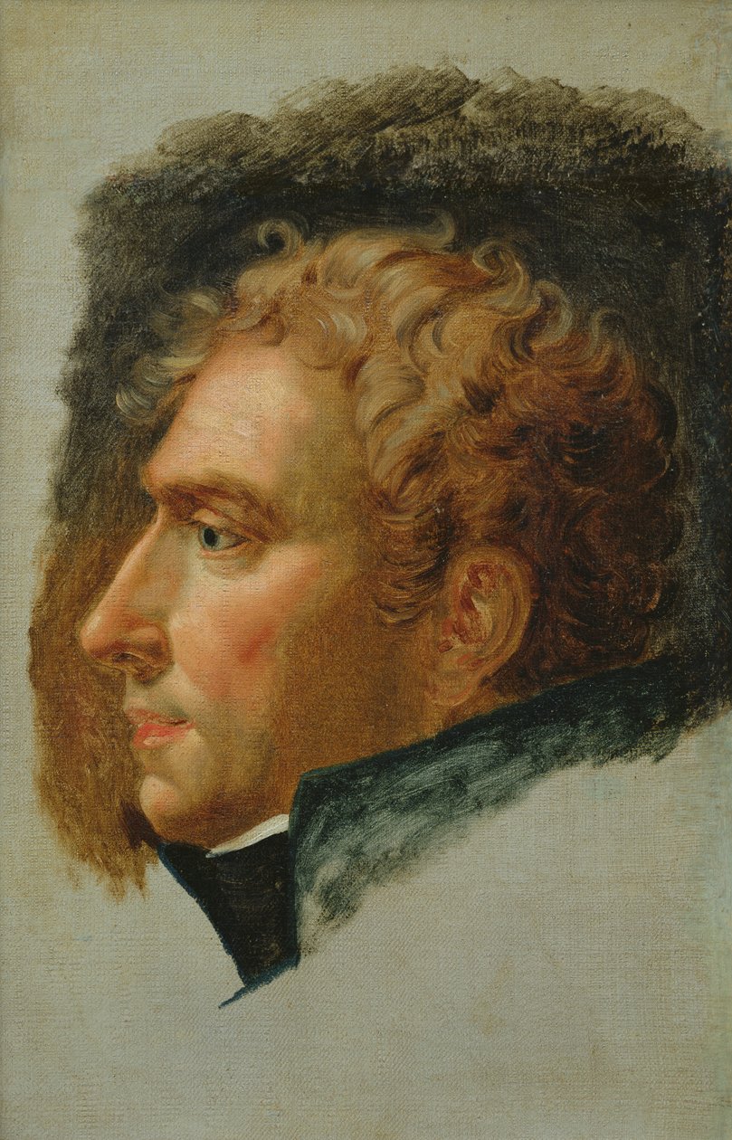 Portrett av Duroc, stormarskalk av palasset av Anne Louis Girodet de Roucy Trioson