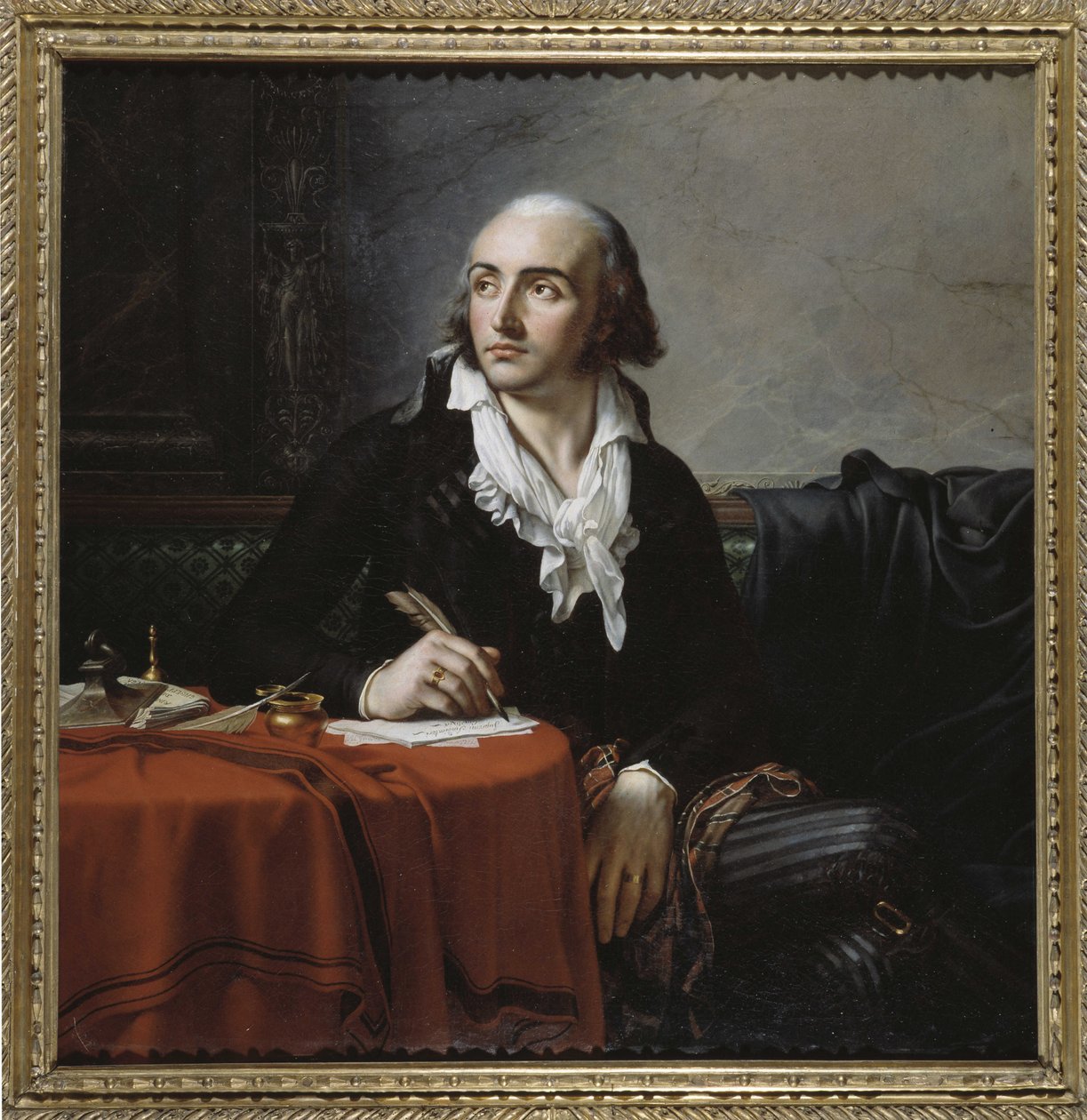 Portrett av Giuseppe Fravega, italiensk revolusjonær av Anne Louis Girodet de Roucy Trioson