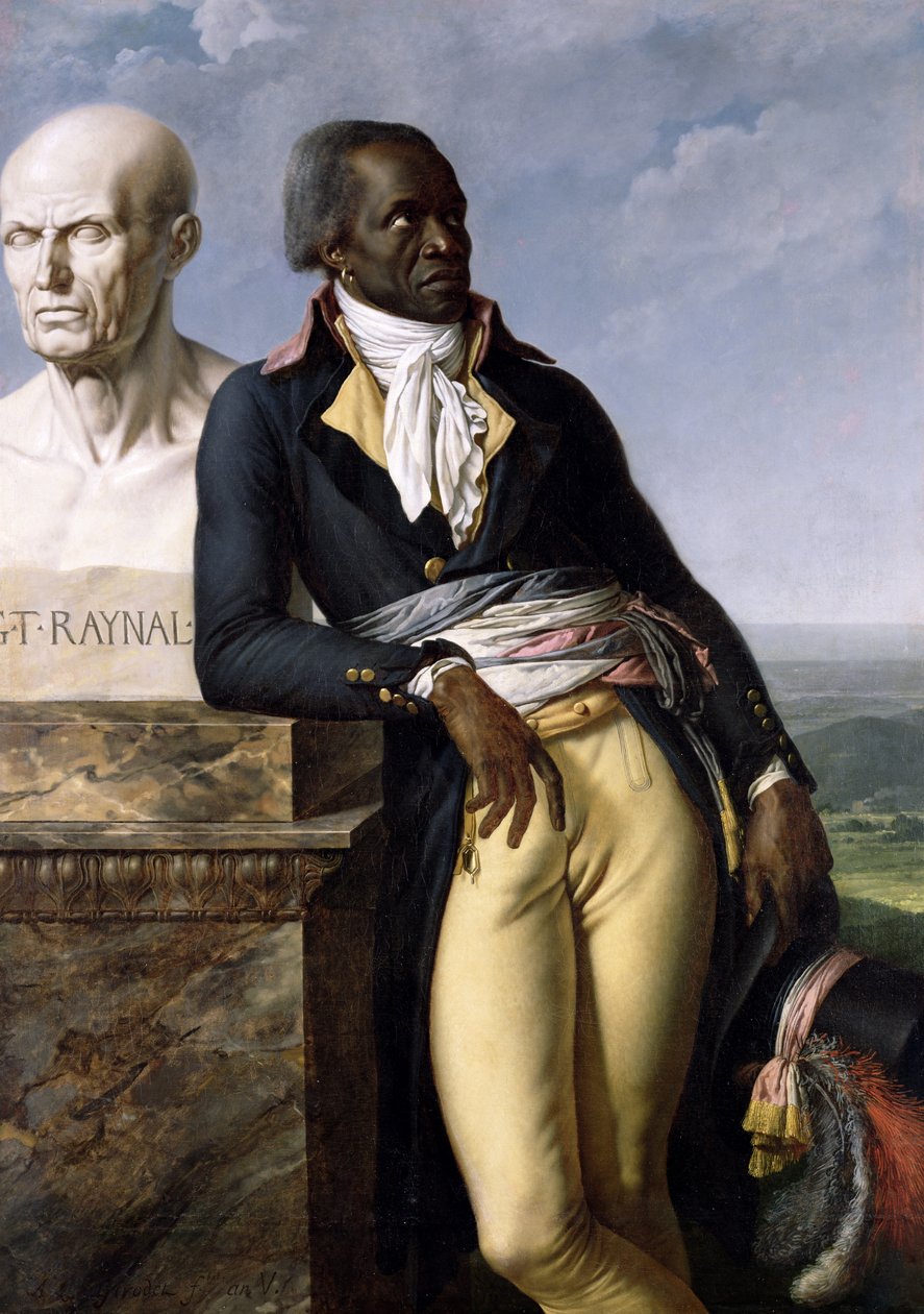 Portrett av Jean-Baptiste Belley (d.1804) nestleder i San Domingo av Anne Louis Girodet de Roucy Trioson