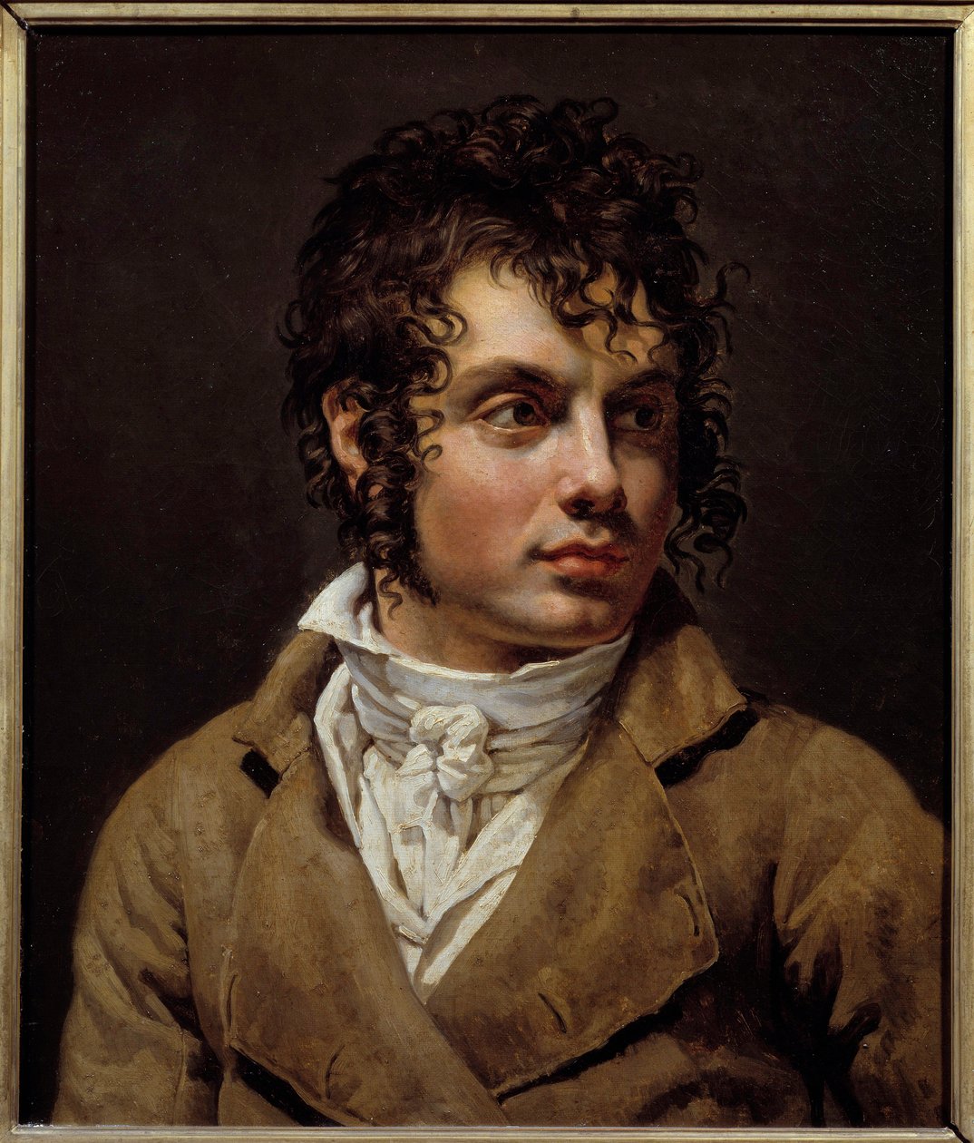Portrett av menneskemaleri av Anne Louis Girodet de Roucy-Trioson (Anne-Louis Girodet de Roucy Trioson av Anne Louis Girodet de Roucy Trioson