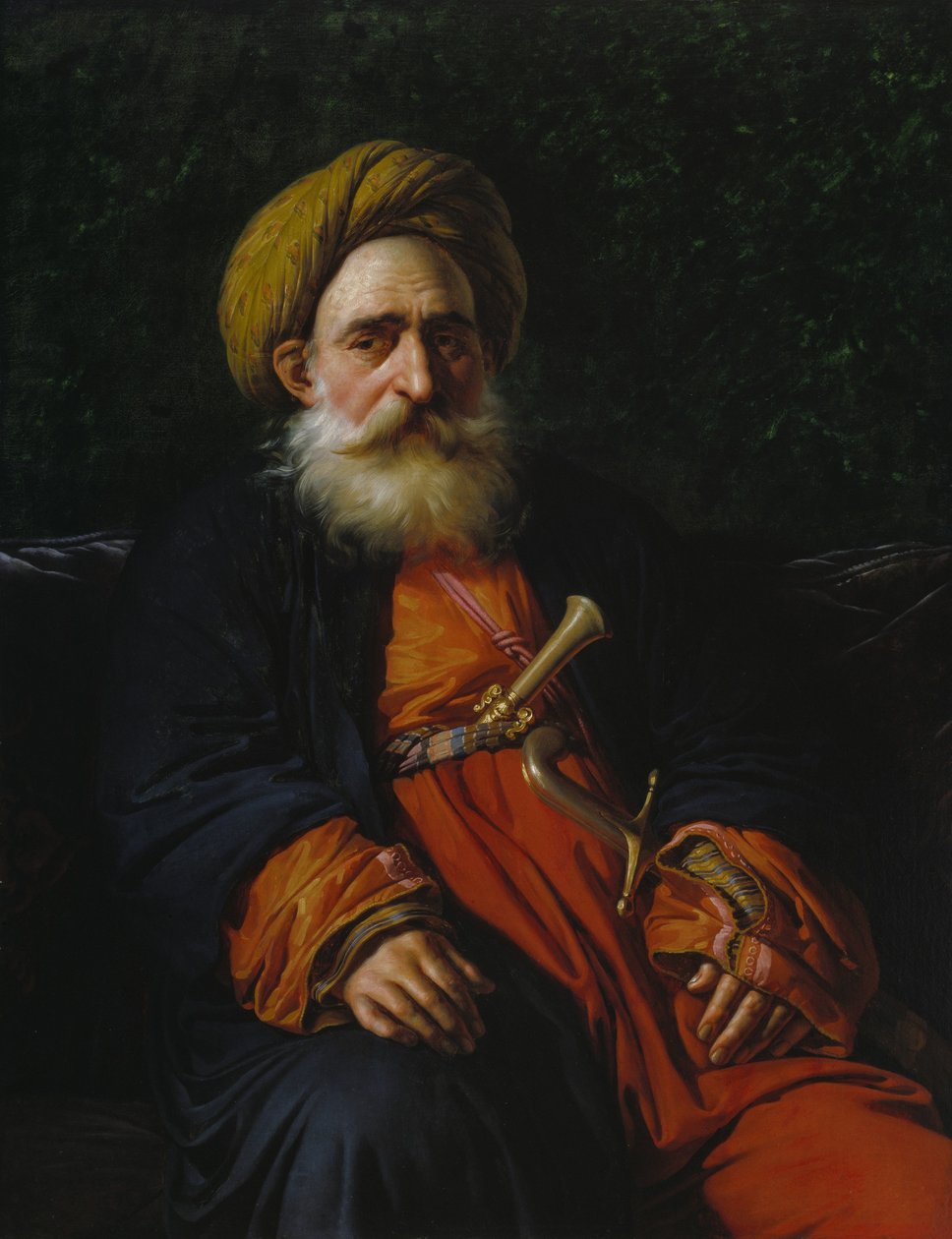 Portrett av Katchef Dahouth, Christian Mameluke, 1804 av Anne Louis Girodet de Roucy Trioson