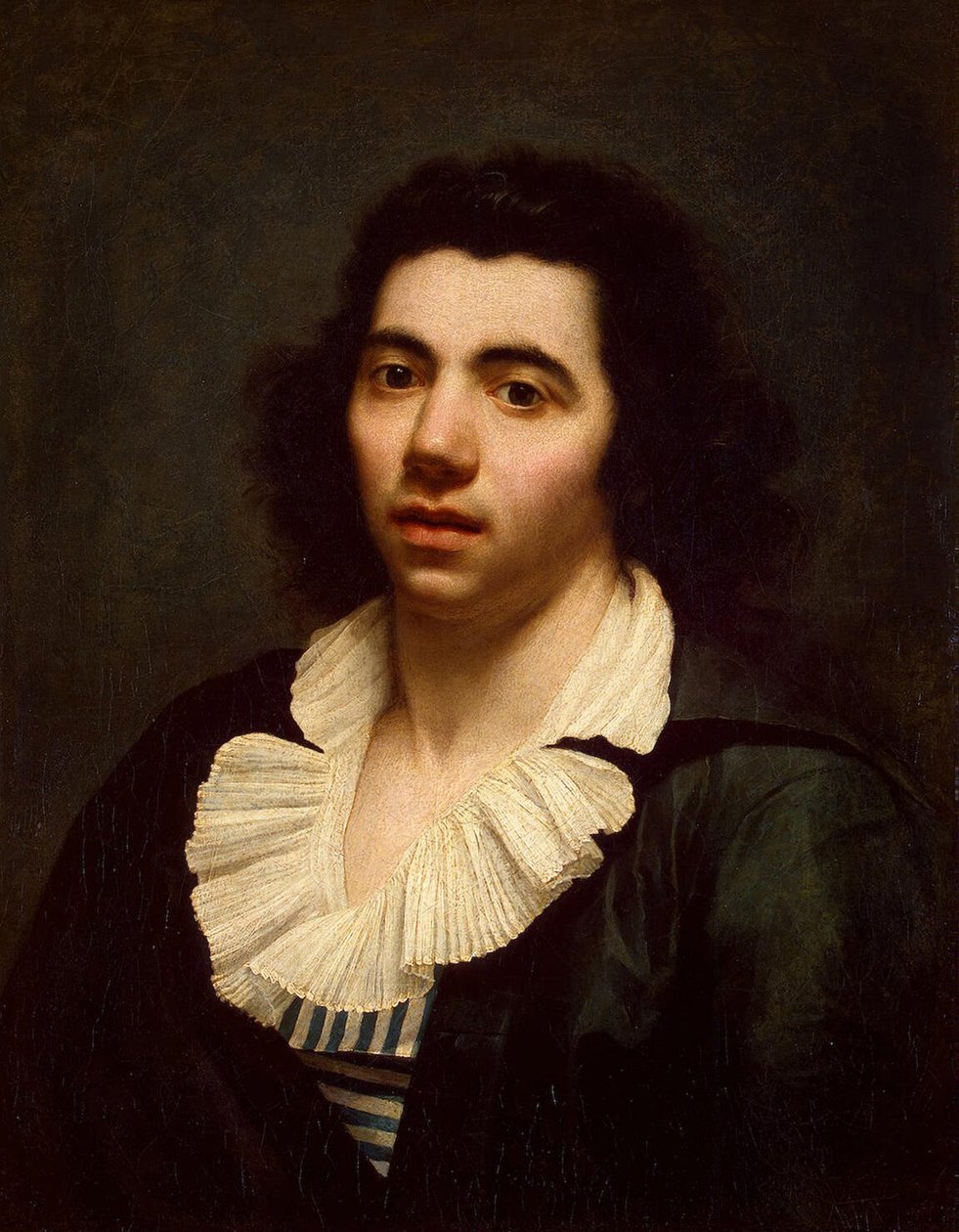 Selvportrett, tidlig på 1800-tallet. av Anne Louis Girodet de Roucy Trioson