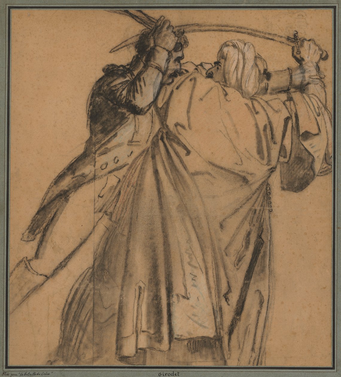 To arabere, for The Revolt of Cairo, ca. 1810. av Anne Louis Girodet de Roucy Trioson