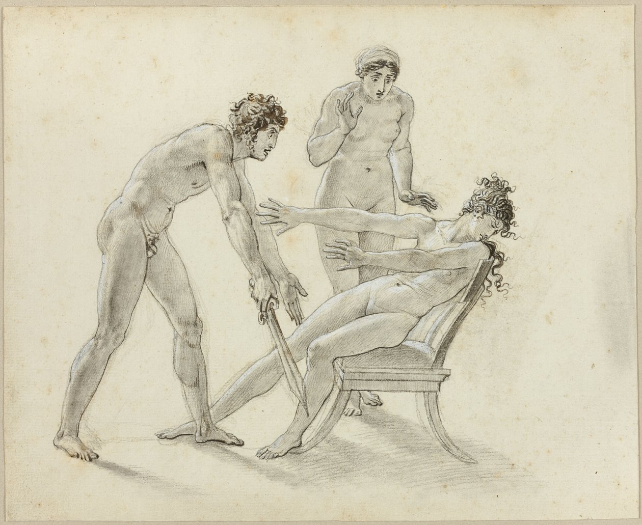 Hermine avviser Orestes av Anne Louis Girodet de Roussy Trioson