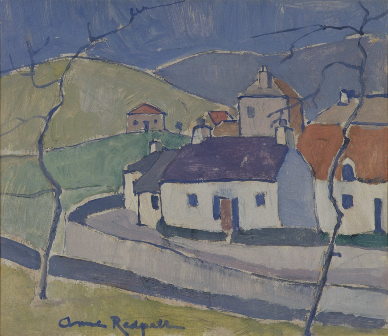 Gård ved Ruberslaw av Anne Redpath