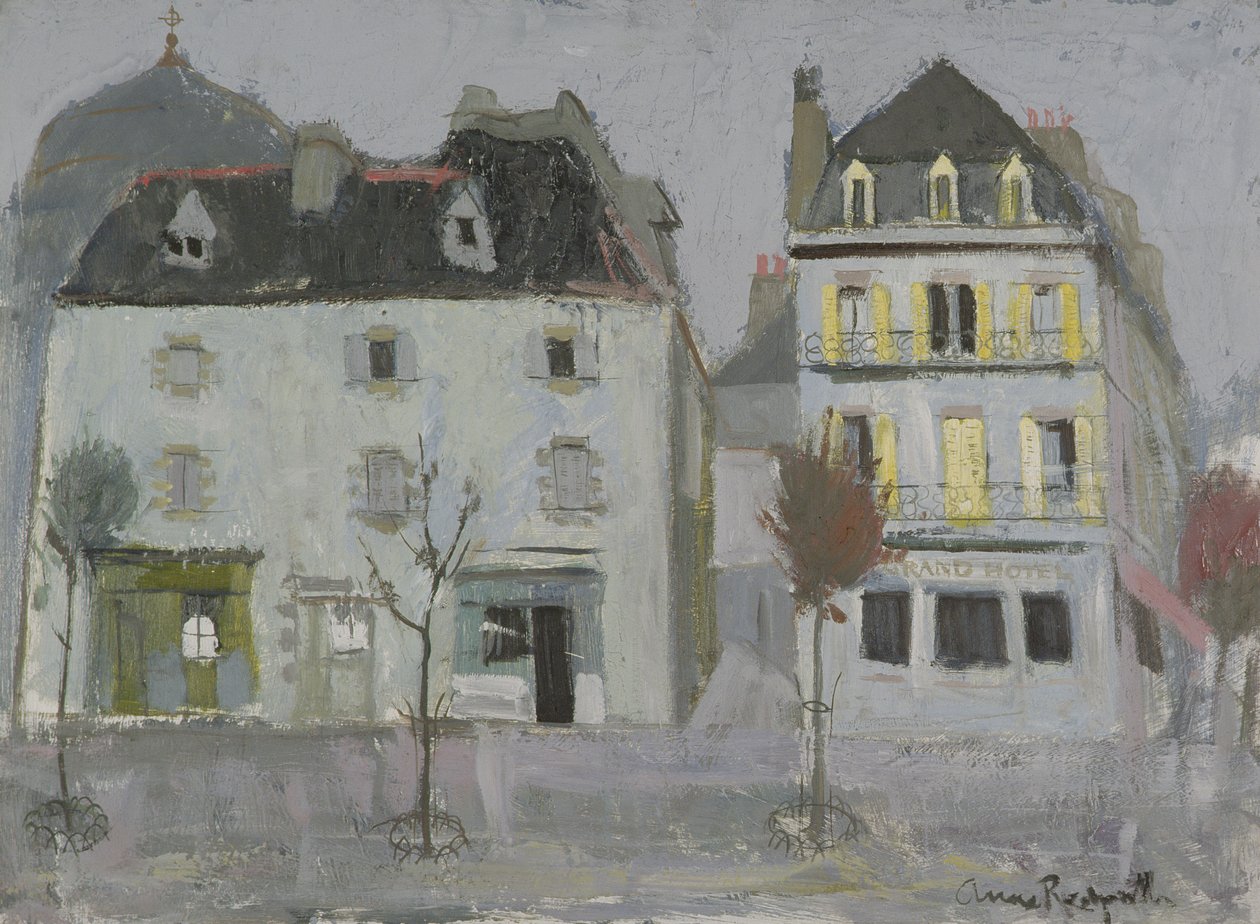 Hus, Concarneau av Anne Redpath
