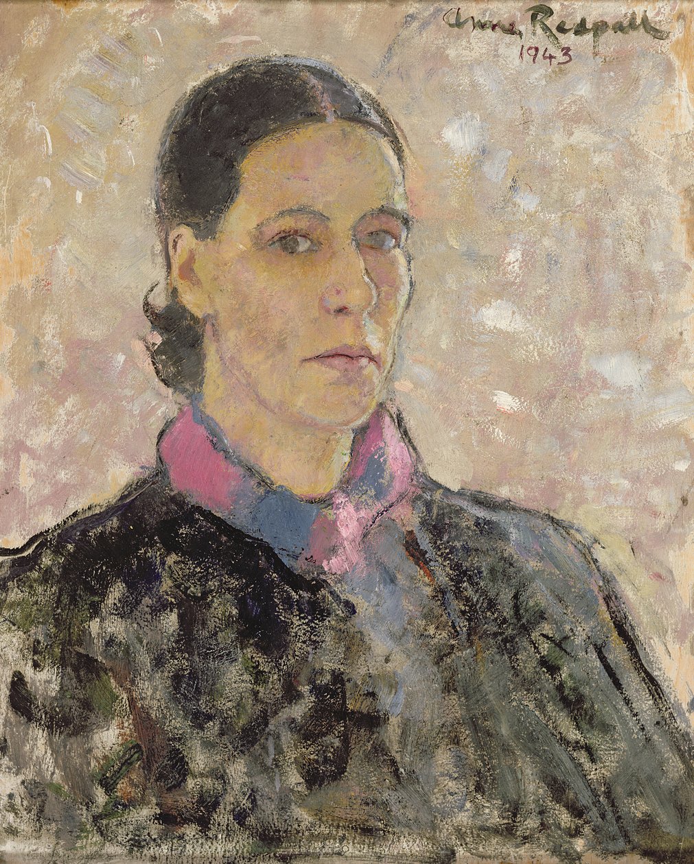Selvportrett av Anne Redpath