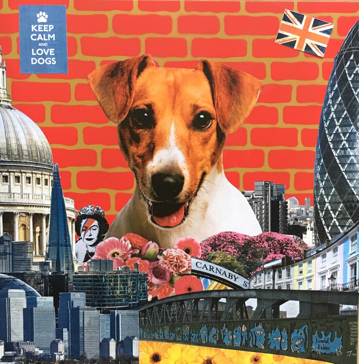 Jack Russel, 2015, Blandede medier av Anne Storno