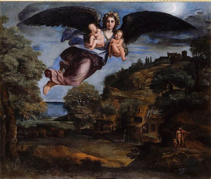 Allegory of the Night av Annibale Carracci