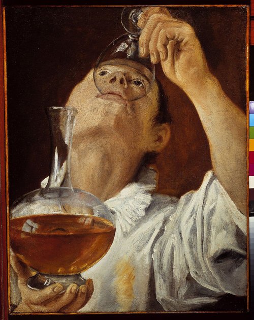 Gutt som drikker av Annibale Carracci
