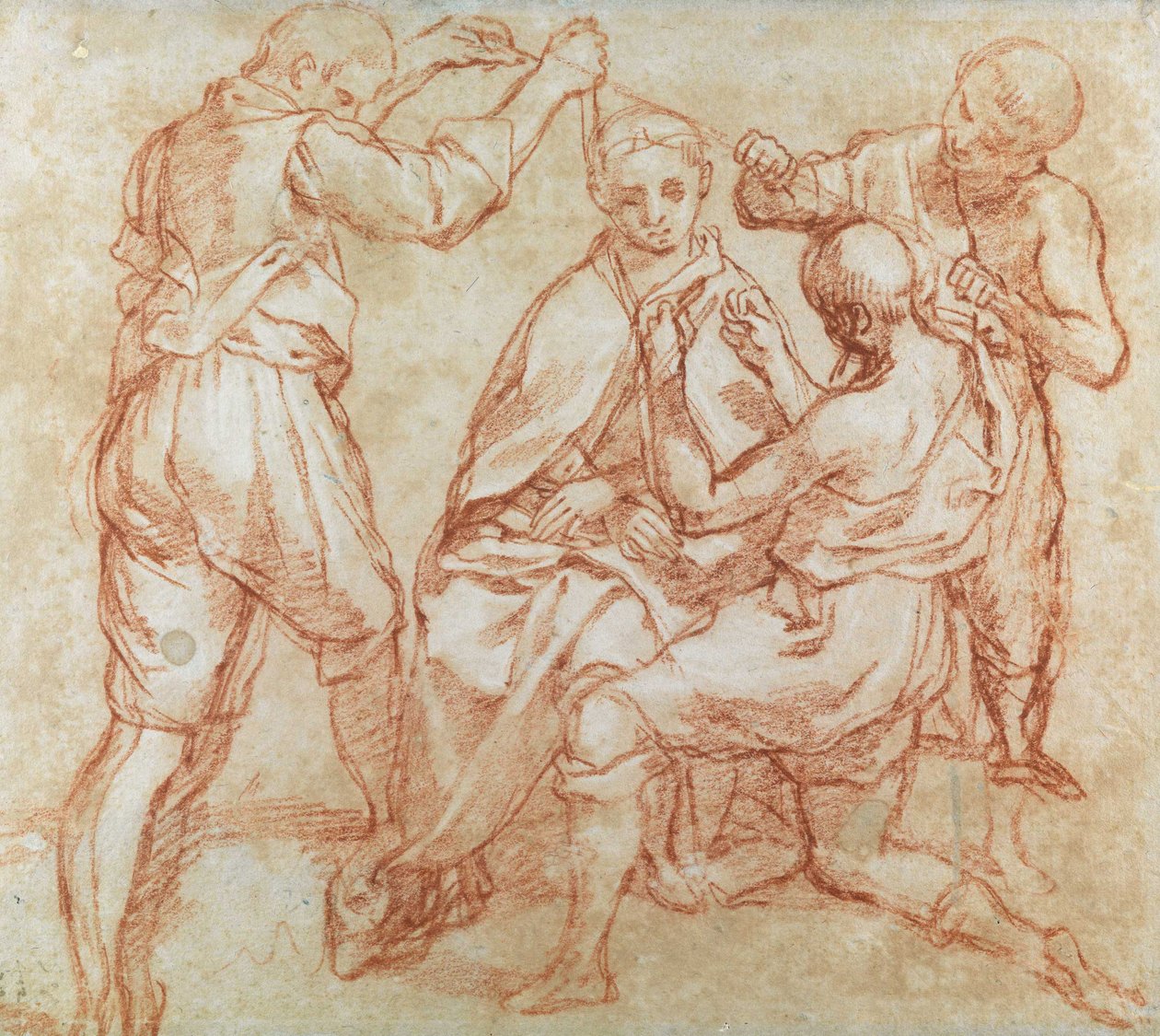 Mannlige figurer av Annibale Carracci