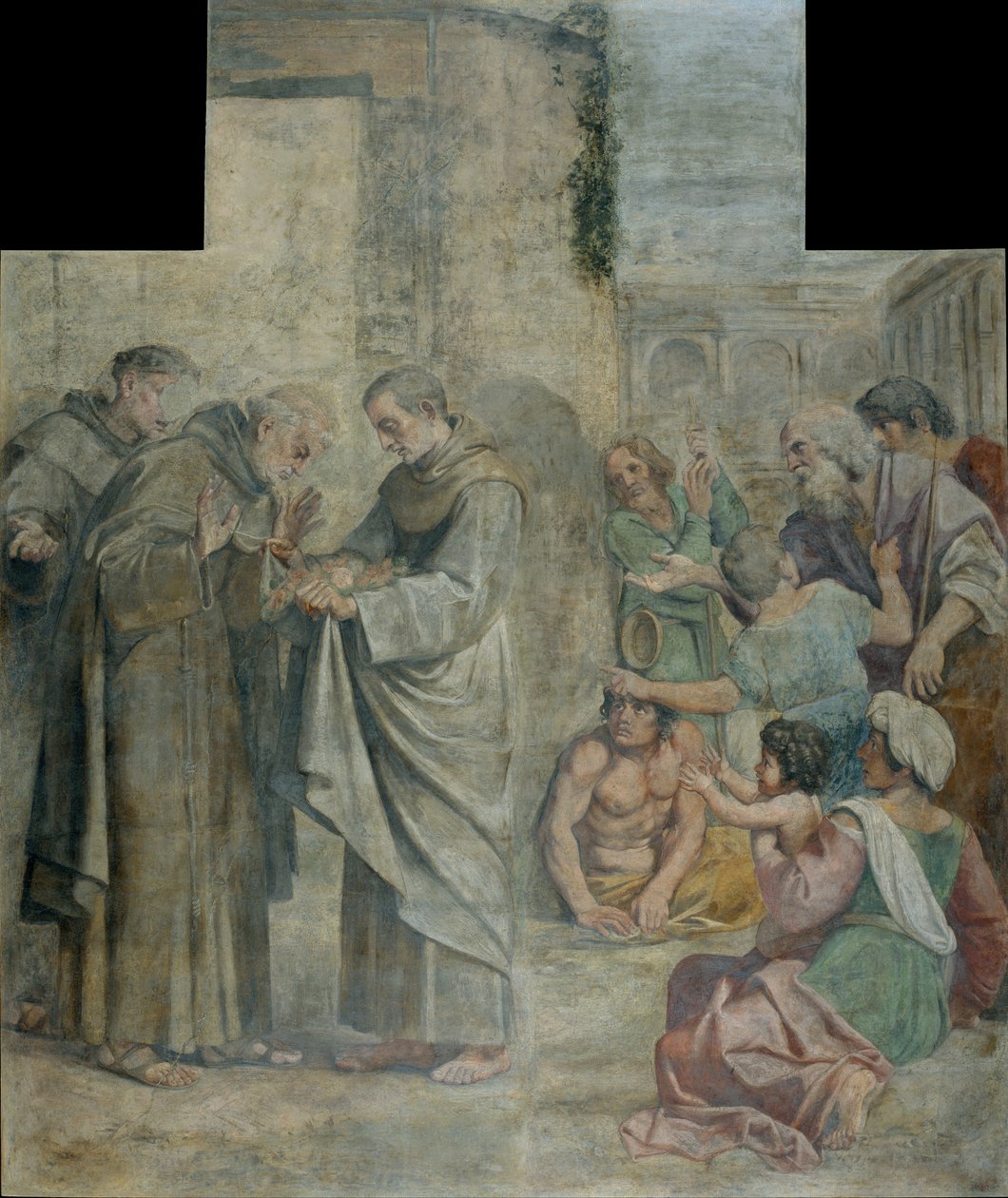 Miraklet av rosene av Annibale Carracci