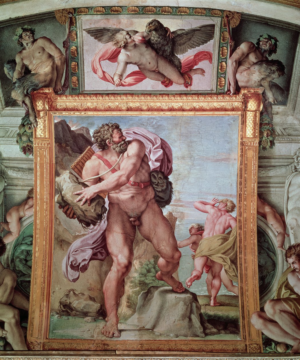 Polyphemus Attacking Acis and Galatea, 1597-1604 (detalj fra 