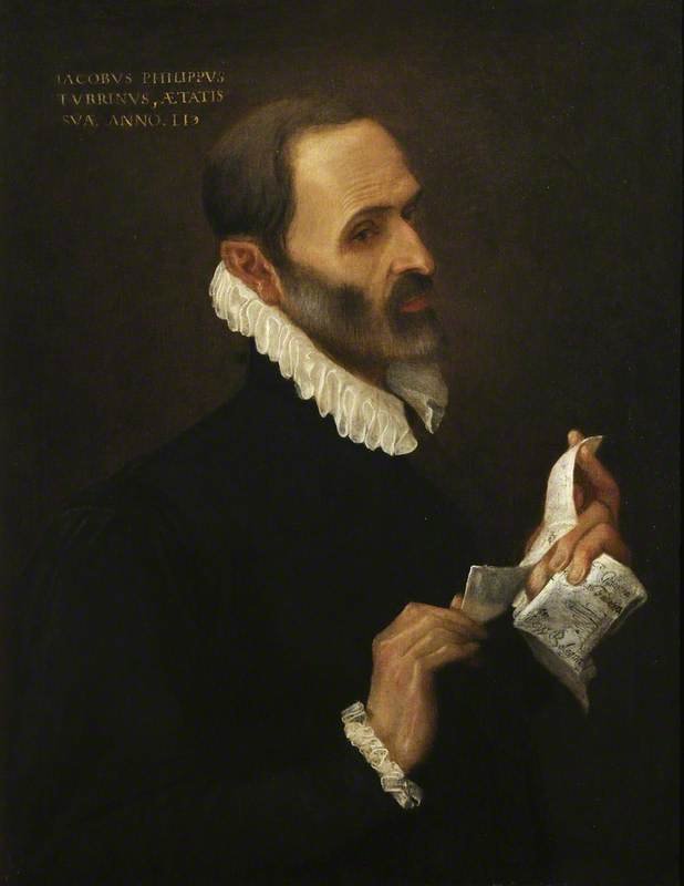 Portrett av Giacomo Filippo Turrini av Annibale Carracci