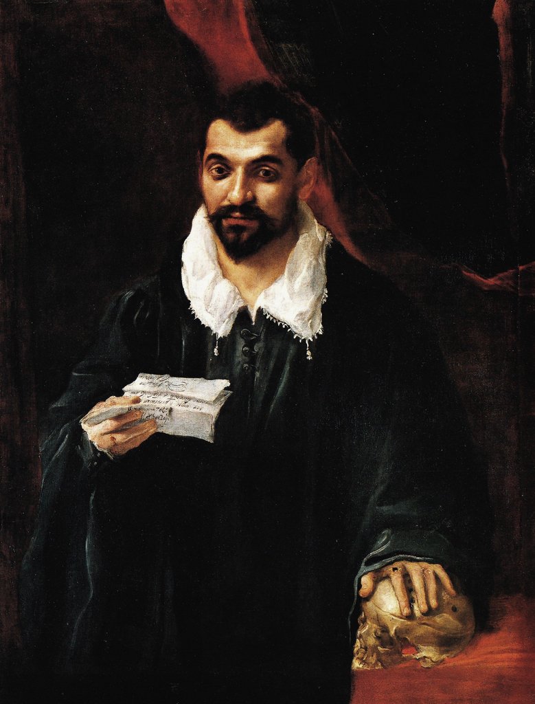 Portrett av lege Bossi av Annibale Carracci