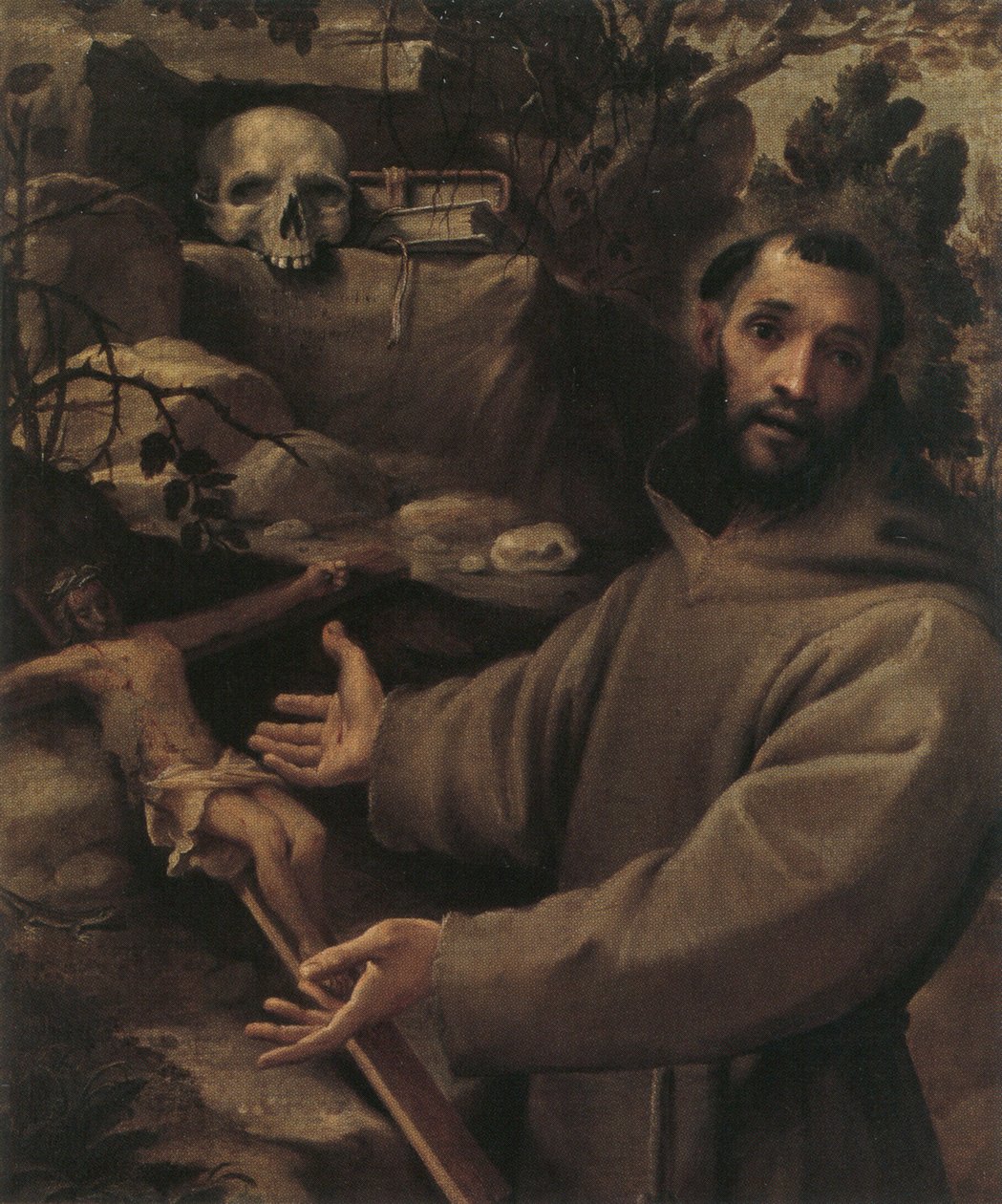 Saint Francis av Annibale Carracci