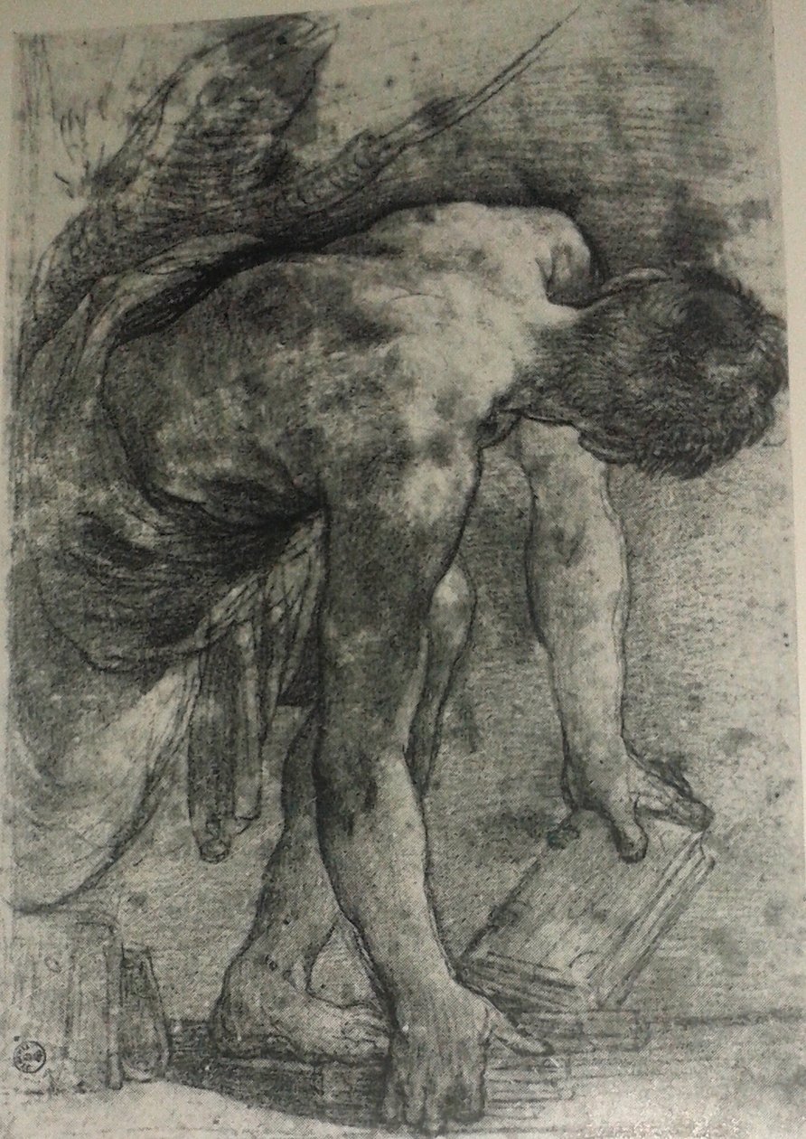 Studie for Magnani frise ferscoes av Annibale Carracci