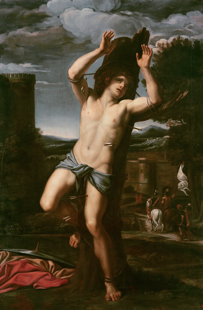 Sankt Sebastians martyrium av Annibale Carracci