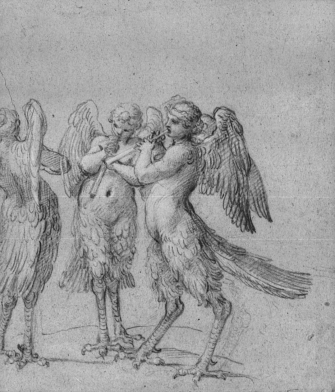 Ulysses und Sirenene av Annibale Carracci