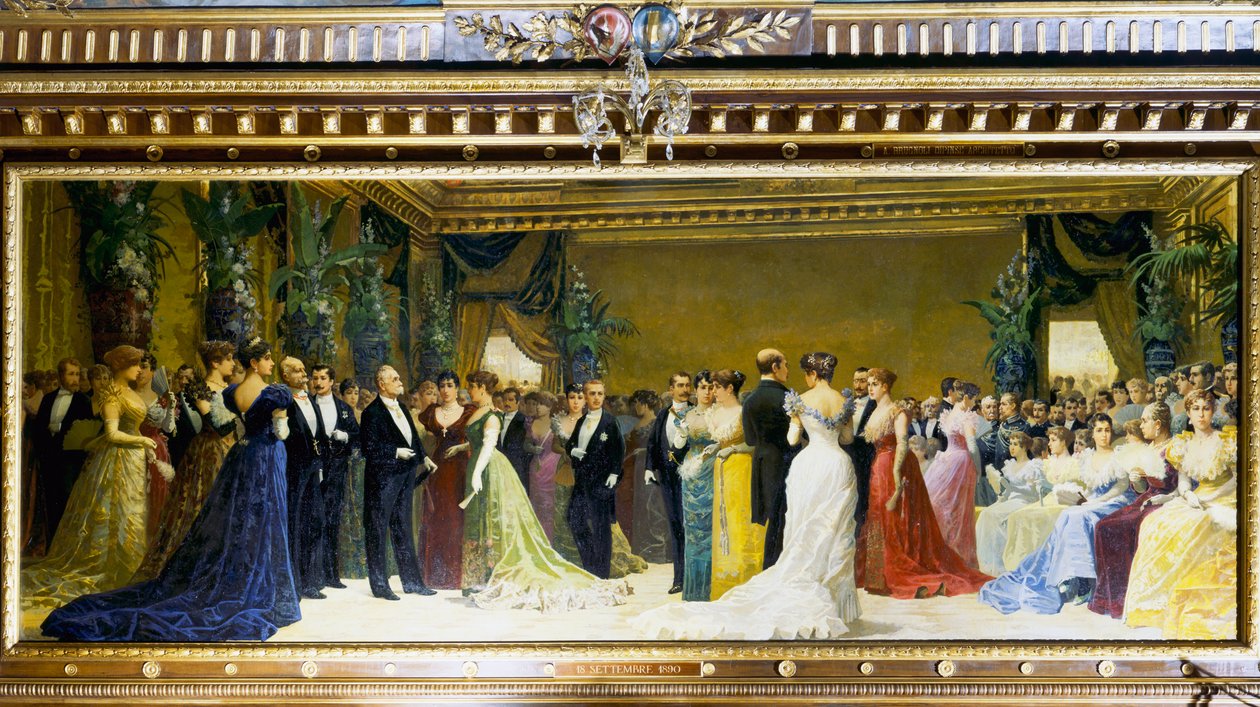 Dans til ære for Umberto I av Annibale Brugnoli