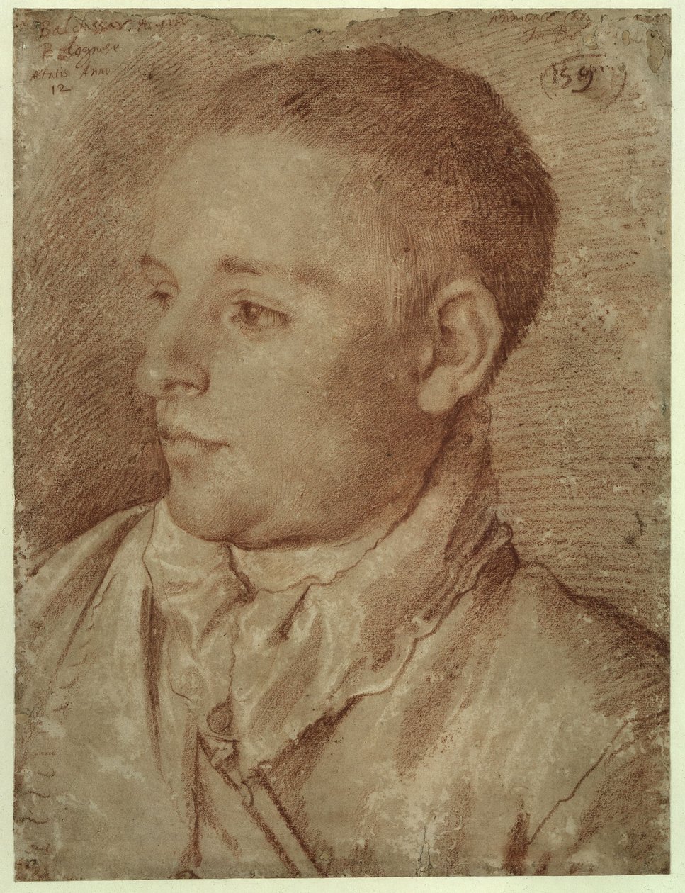 Portrett av Baldassare Aloisi, kalt Galanino av Annibale Carracci