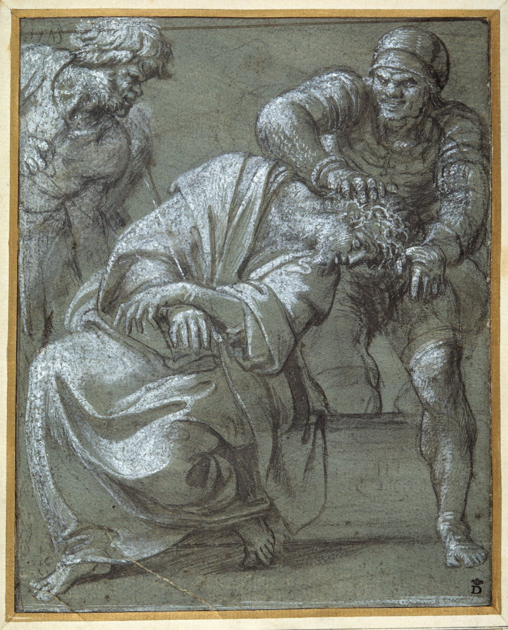 Kristus kronet med torner av Annibale Carracci