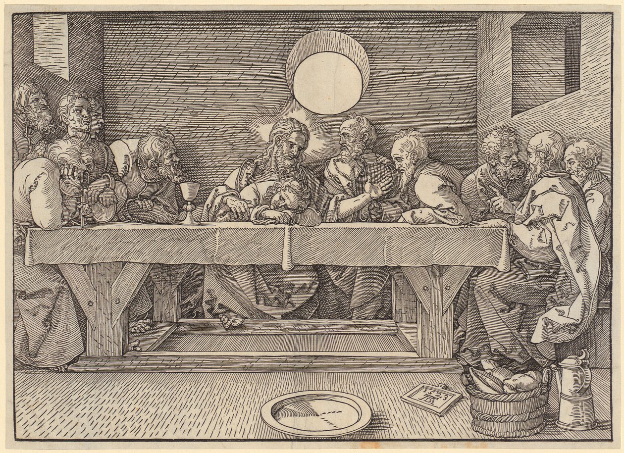 Heilige Familie av Annibale Carracci