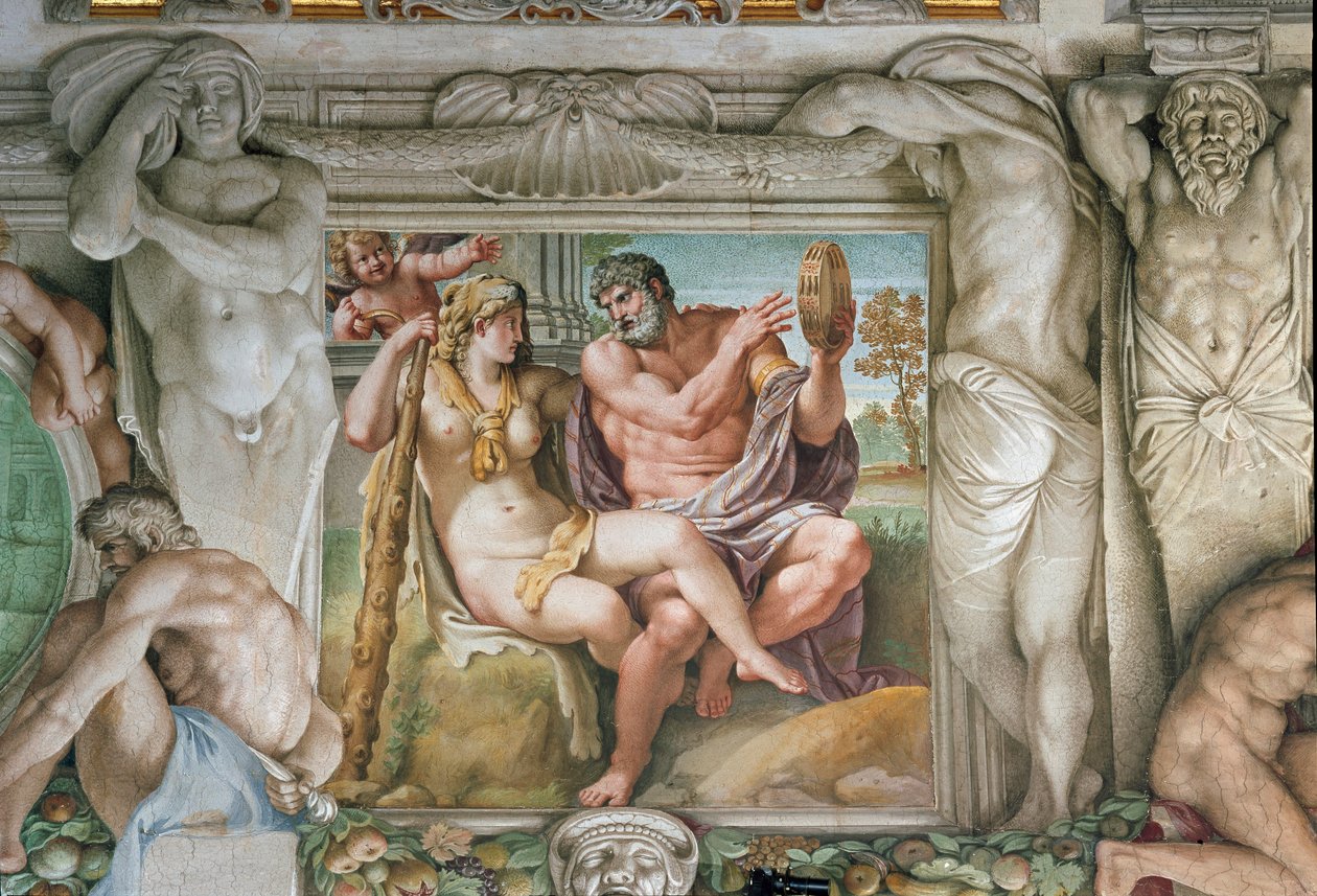 Herakles og Iole (Fresco av Annibale Carracci