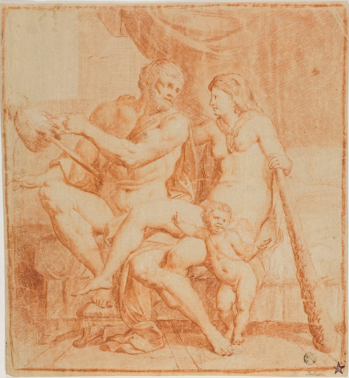 Hercules og Iole av Annibale Carracci