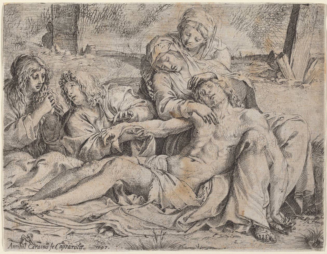 Pieta ("Kristus fra Caprarola") av Annibale Carracci