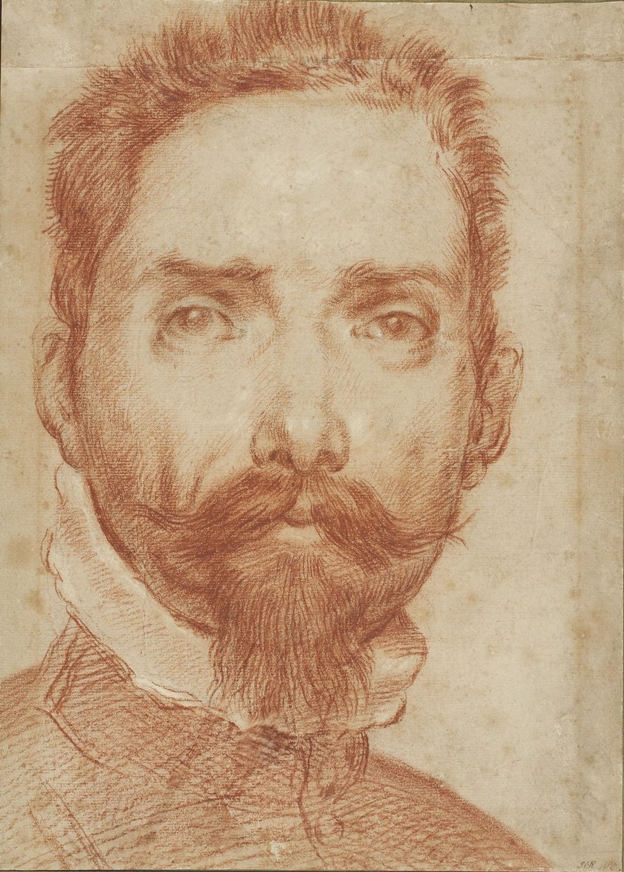 Portrett av luttspilleren Giulio Mascheroni av Annibale Carracci