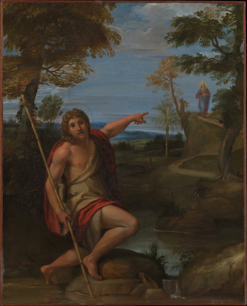 Sankt Johannes Døperen vitner av Annibale Carracci