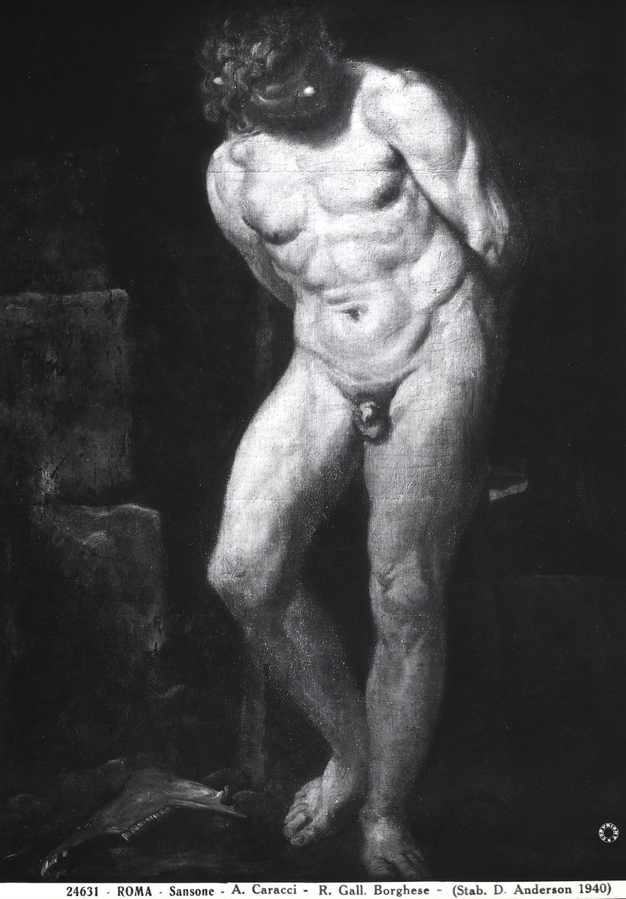 Samson, ca. 1580-1609 av Annibale Carracci