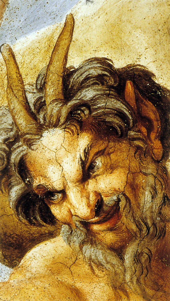 Satyre på Farnese-palasset i Roma (veggmaleri) av Annibale Carracci