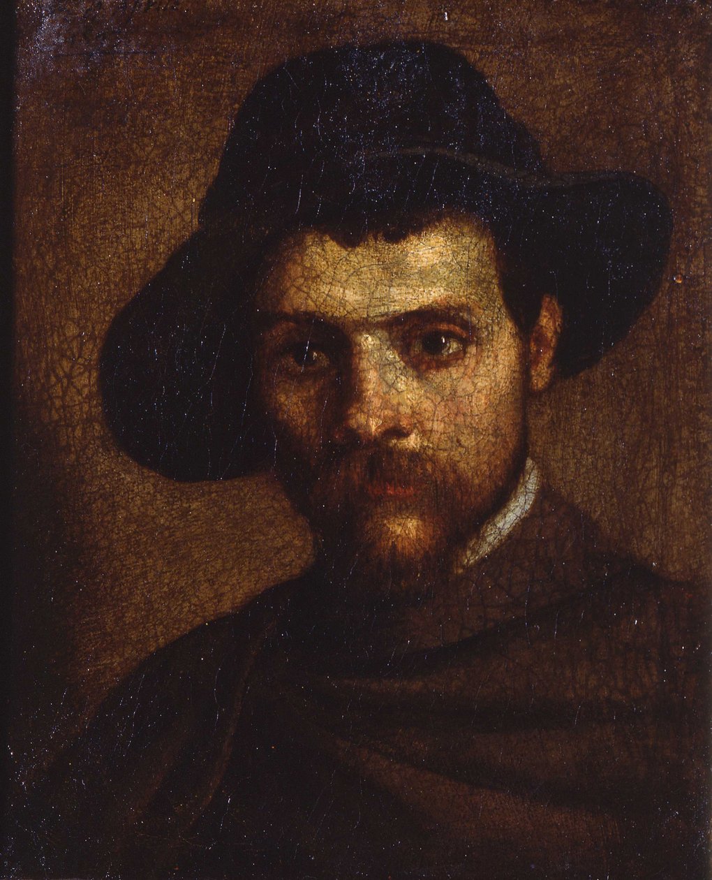 Selvportrett, 1593 av Annibale Carracci